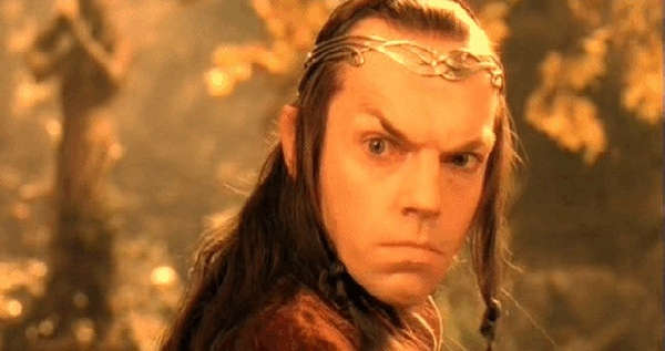 Image result for angry elf tolkien